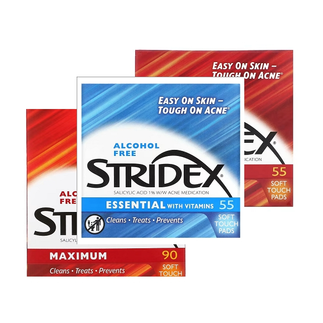 Stridex水楊酸棉片美國正品 現貨+預購 清潔化妝棉 去角質 深層清潔 擊退毛孔粉刺痘痘