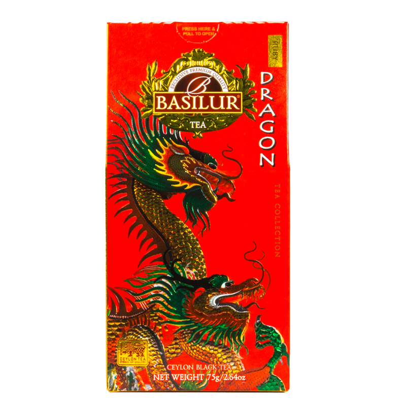 【BASILUR】72373 Dragon Collection 錫蘭紅茶(紅寶石龍) _75G｜品牌旗艦店