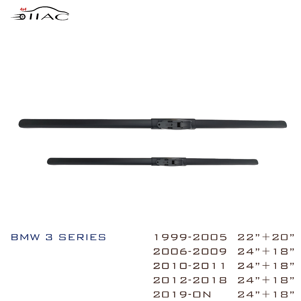 【IIAC車業】 BMW 3 Series 軟骨雨刷 台灣現貨
