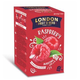 新貨到【即享萌茶】英國LONDON芙賀覆盆子茶20茶包/盒（無咖啡因）促銷中