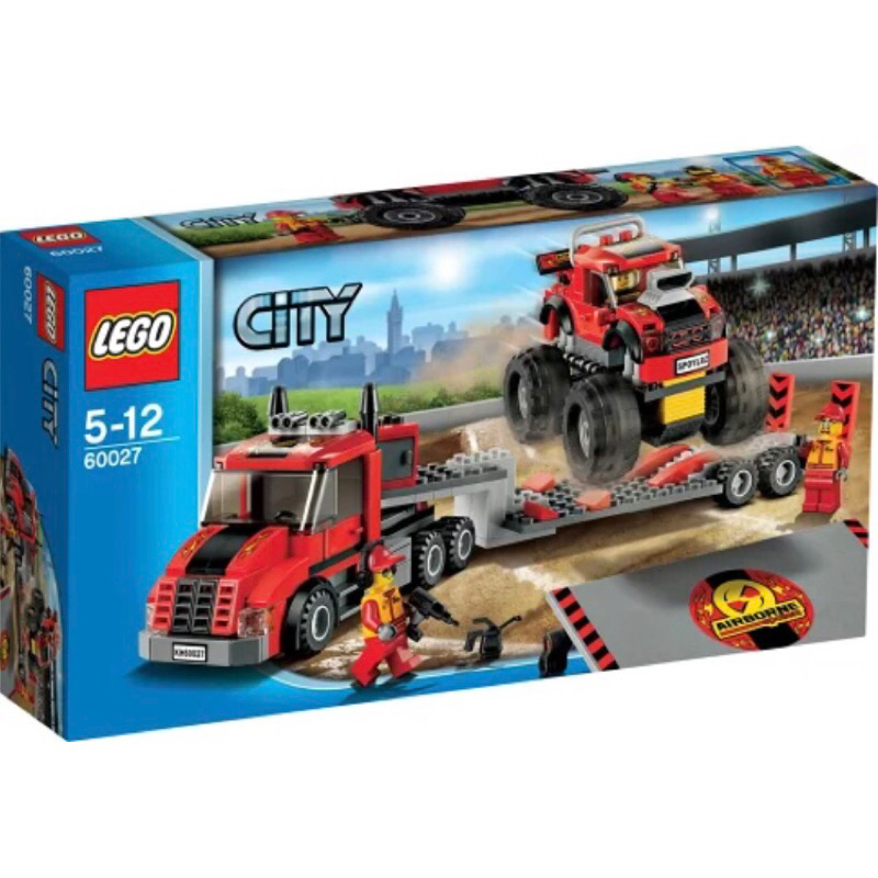 絕版LEGO 樂高 60027 怪獸卡車 運輸車 城市系列