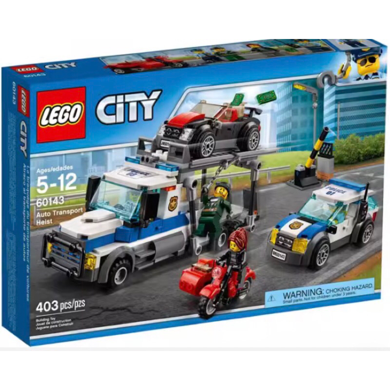 LEGO 樂高 60143 搶劫汽車運輸車 城市系列