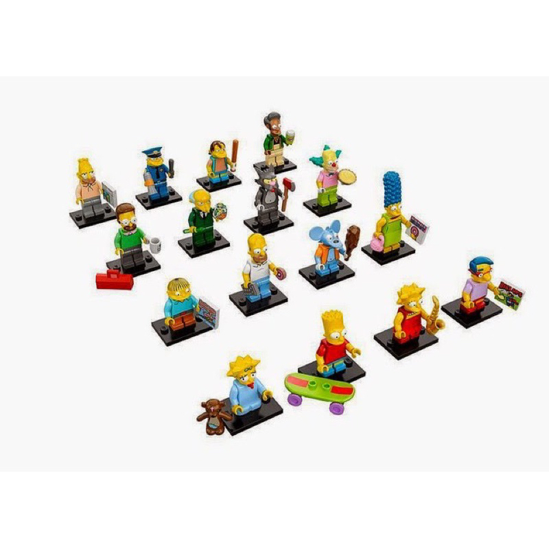 LEGO 樂高 辛普森Simpasons 一代 71005 全新人偶minifigures 已拆袋 16隻一套