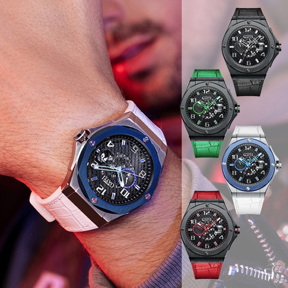 ⏰ACE愛時⏰Bonest Gatti Universe 宇宙系列 BG8701 自動 機械錶 日期顯示視窗 夜光 腕錶