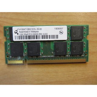 D.筆記型電腦記憶體-HYS64T128021EDL-3S-B2 1GB PC2-5300直購價50