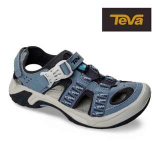 (登山屋)TEVA女 Omnium W 護趾水陸機能涼鞋(階梯藍-TV6154SBMR)