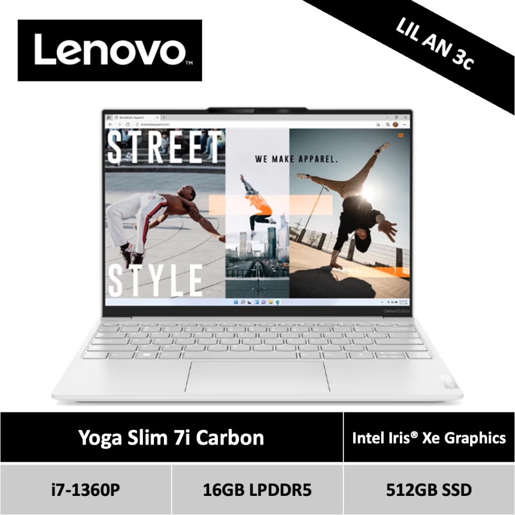 小安3c🐻 LENOVO 聯想 Yoga Slim 7i Carbon效能輕薄筆電