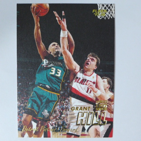 ~Grant Hill/格蘭特·希爾~名人堂/好好先生 1997年Fleer.NBA籃球卡