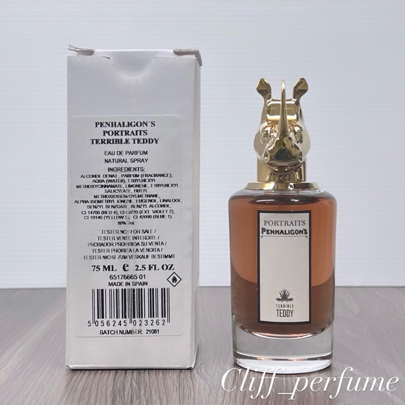 【克里夫香水店】潘海利根 獸首系列 犀牛淡香精75ml (Tester)