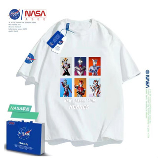 優選 熱賣推薦超人力霸王 NASA聯名奧特曼童裝兒童短袖夏季新款男童澤塔卡通動漫印花T恤潮