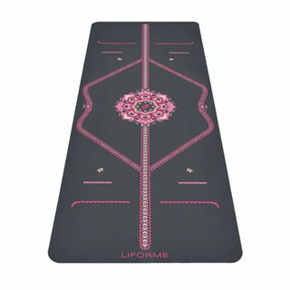 New Color~LIFORME 經典瑜珈墊蓮花墊-玄武灰