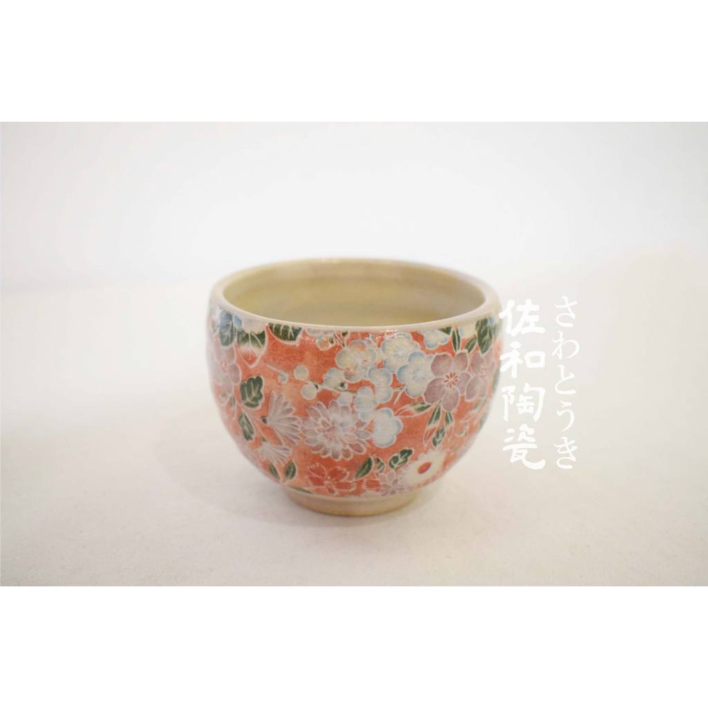 +佐和陶瓷餐具批發+【百花盛開大福碗-日本製】飯碗 陶瓷碗 碗盤器皿 日式碗 碗盤 湯碗 小飯碗 陶瓷飯碗