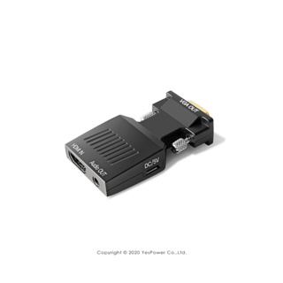 【含稅】HDMI-02-1 HDMI轉VGA鍍金音頻轉接頭