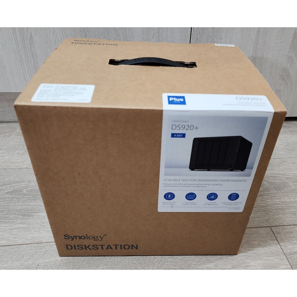 DiskStation DS920+ Synology 群暉 網路主機 雲端 二手NAS(for jordan.hua)