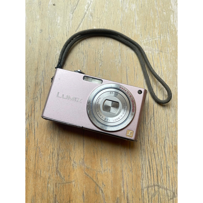 n.313 粉紅Panasonic Lumix DMC-Fx33 經典金屬 Leica鏡頭 CCD 數位相機