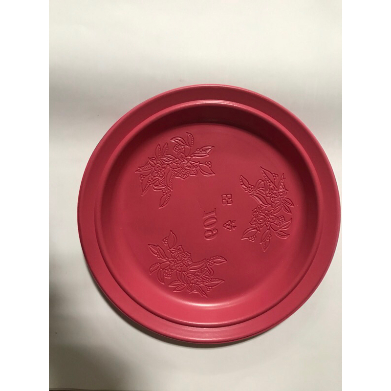 免洗餐盤 109圓盤 塑膠紅盤 塑膠盤(5入)直徑26cm