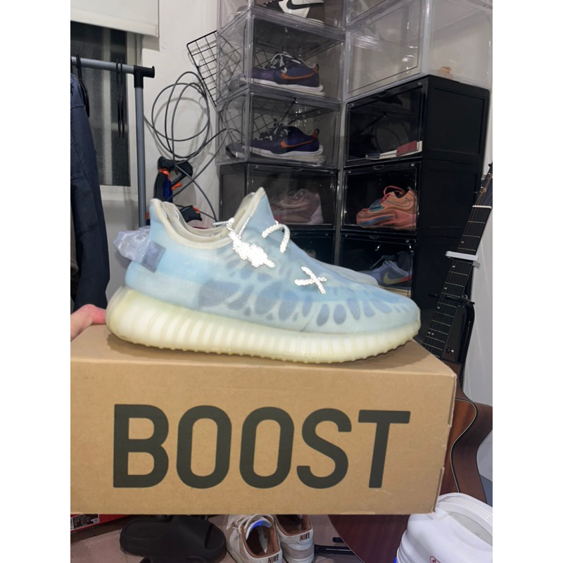 yeezy350冰藍 us10 有原盒 台中可面交