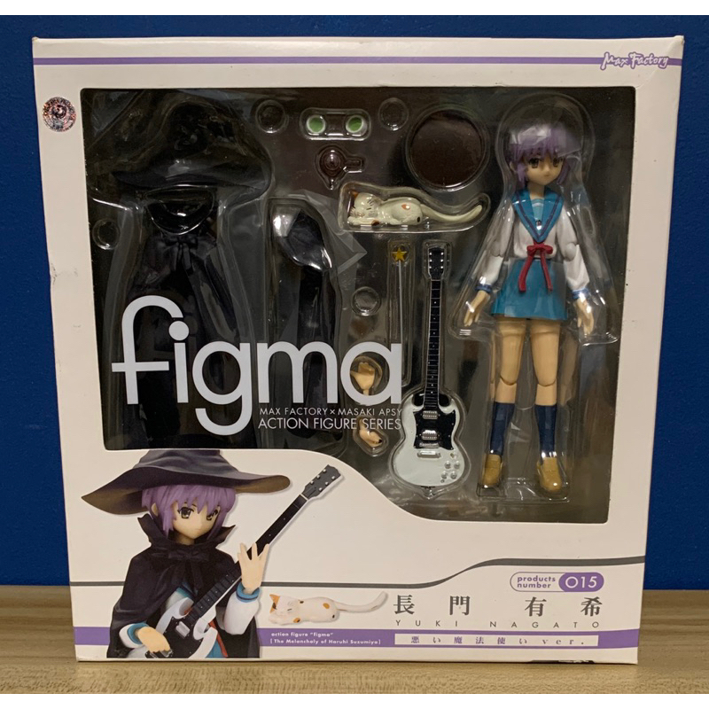 日版全新figma 015 涼宮春日的憂鬱 長門有希 魔法使ver.