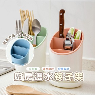 嘉義發貨DH007 廚房瀝水收納盒 多功能瀝水架 餐具瀝水架 瀝水收納架 餐具 筷子收納架 筷桶 收納盒 湯匙收納 筷籃