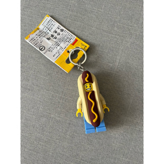 🎀台灣現貨🎀 LEGO 樂高 大號經典熱狗人LED燈鑰匙圈 鑰匙圈 鑰匙圈 吊飾