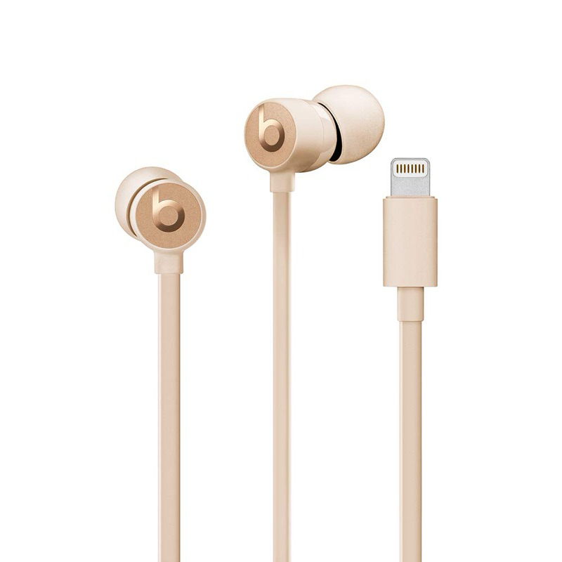 Apple 旗下 Beats UrBeats 3 金色 lightning 接頭有線耳機