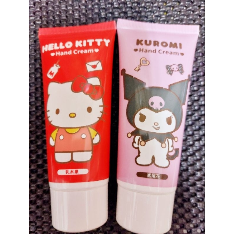 御衣坊 Sanrio 三麗鷗 好友護手霜拆售-Kitty(乳木果）、酷洛米Kuromi（鳶尾花）