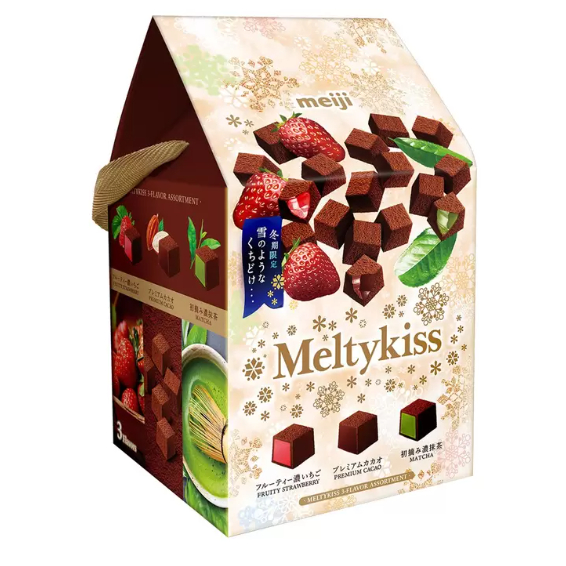 *現貨*日本 meiji 明治 Meltykiss 綜合三種類口味 可可 巧克力 牛奶 草莓 抹茶