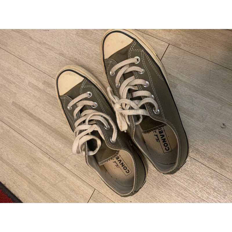 converse 1970低筒帆布鞋 帆布鞋（綠23/黃23）