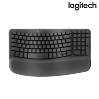 羅技 Logitech Wave KEYS 人體工學鍵盤 企業版 - 石墨灰