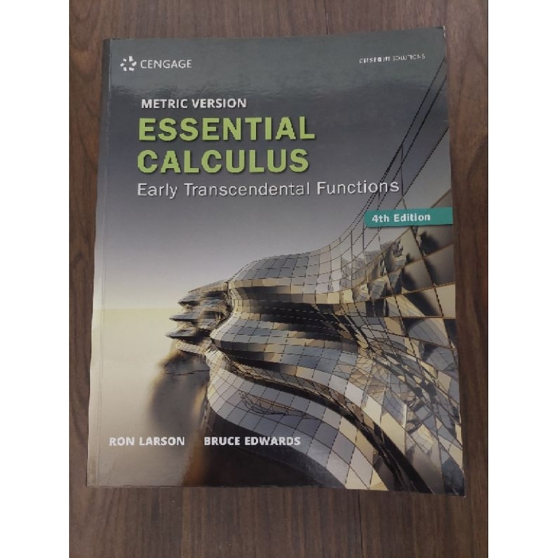 Metric Version Essential Calculus 4th edition 二手書 九成新