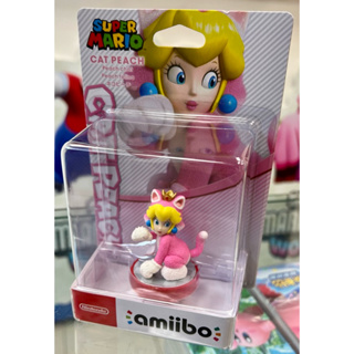 SWITCH amiibo 貓咪碧姬公主 貓咪公主 超級瑪利歐3D世界 狂怒世界 cat peach 全新品［遊戲頻道］