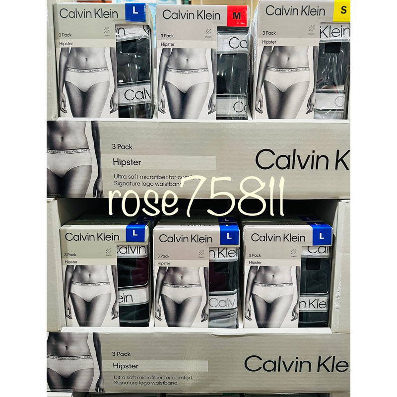 💖現貨-Calvin Klein女內褲3入組🌿rose75811🌿Costco好市多代購