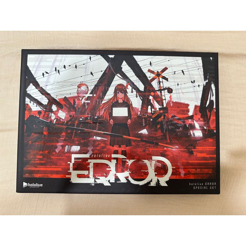 hololive ERROR 完全版恐怖遊戲發行紀念特別套組 設定資料集 壓克力立牌 明信片組 二手 不含遊戲