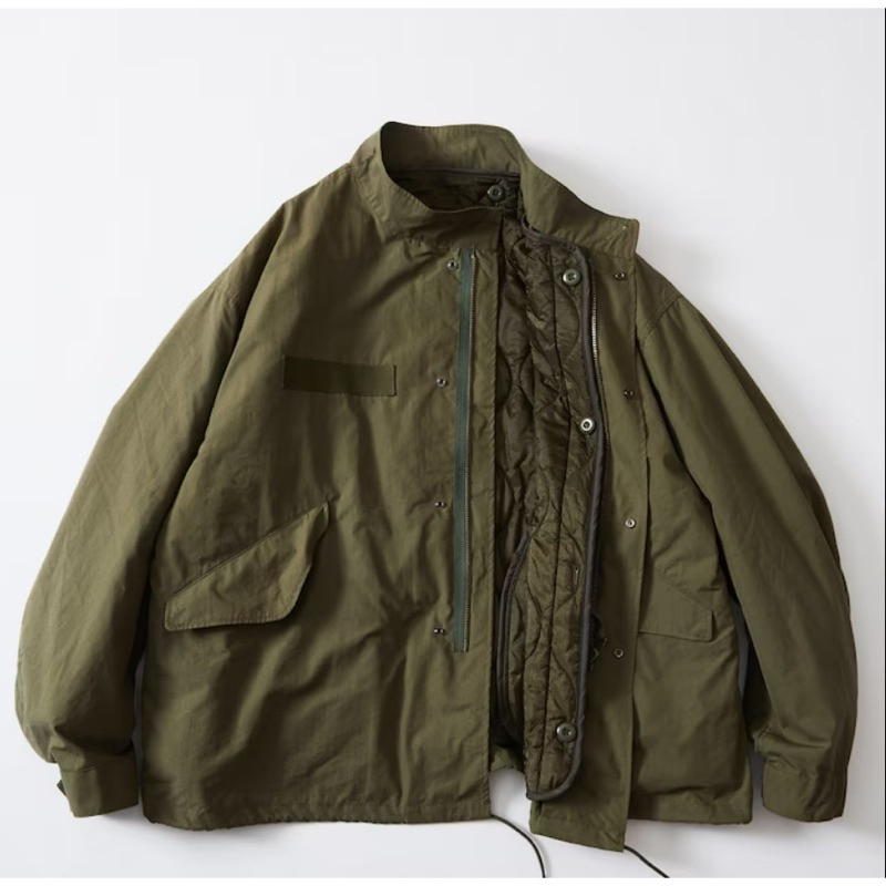 Freak’s store 3WAY 短版M65夾克含內裏  L*1 綠色 三穿 衍縫 外套 現貨