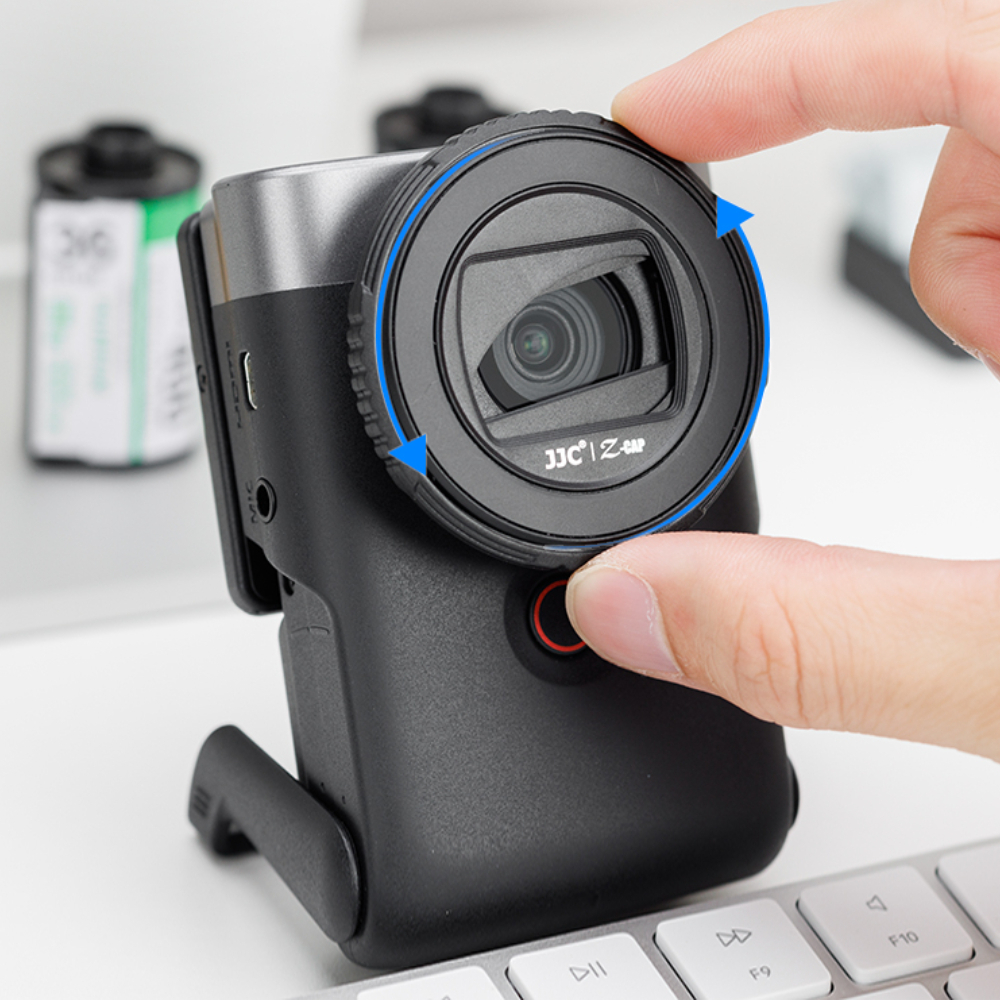 JJC適佳能V10鏡頭蓋 Canon PowerShot V10 鏡頭保護蓋vlog掌上機  Z-V10 配件 防塵防灰