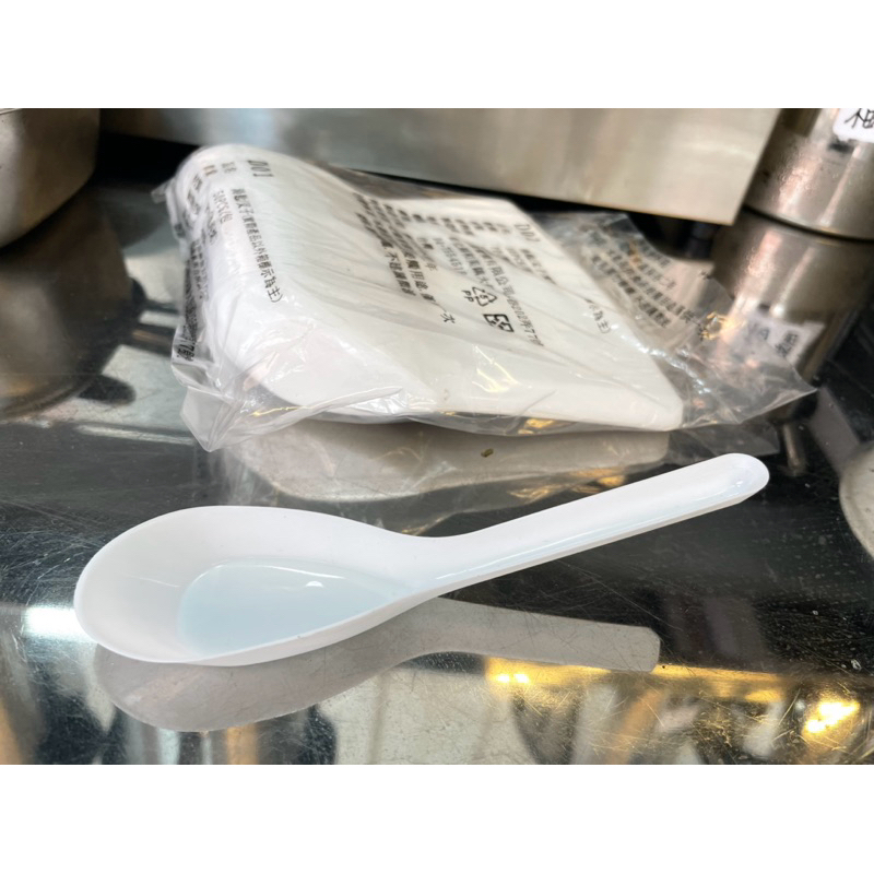 中式湯匙 塑膠 PP 一次性 免洗 湯匙（50入）