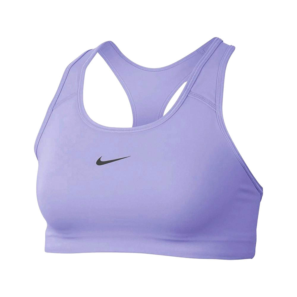 零碼出清(女)【Nike】AS SWOOSH BRA PAD 中度支撐運動內衣 一片式胸墊-紫 BV3637-569