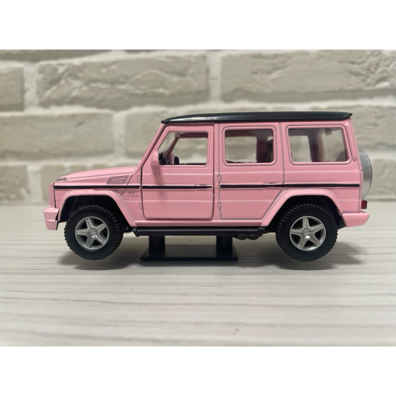 1:36合金模型車 馬珂墶車模 粉色系列 賓士 Mercedes Benz Ｇ63-車門可開