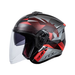 【SOL Helmets】SO-XP開放式安全帽 (獨角獸 消光黑/紅) ｜ SOL安全帽官方商城
