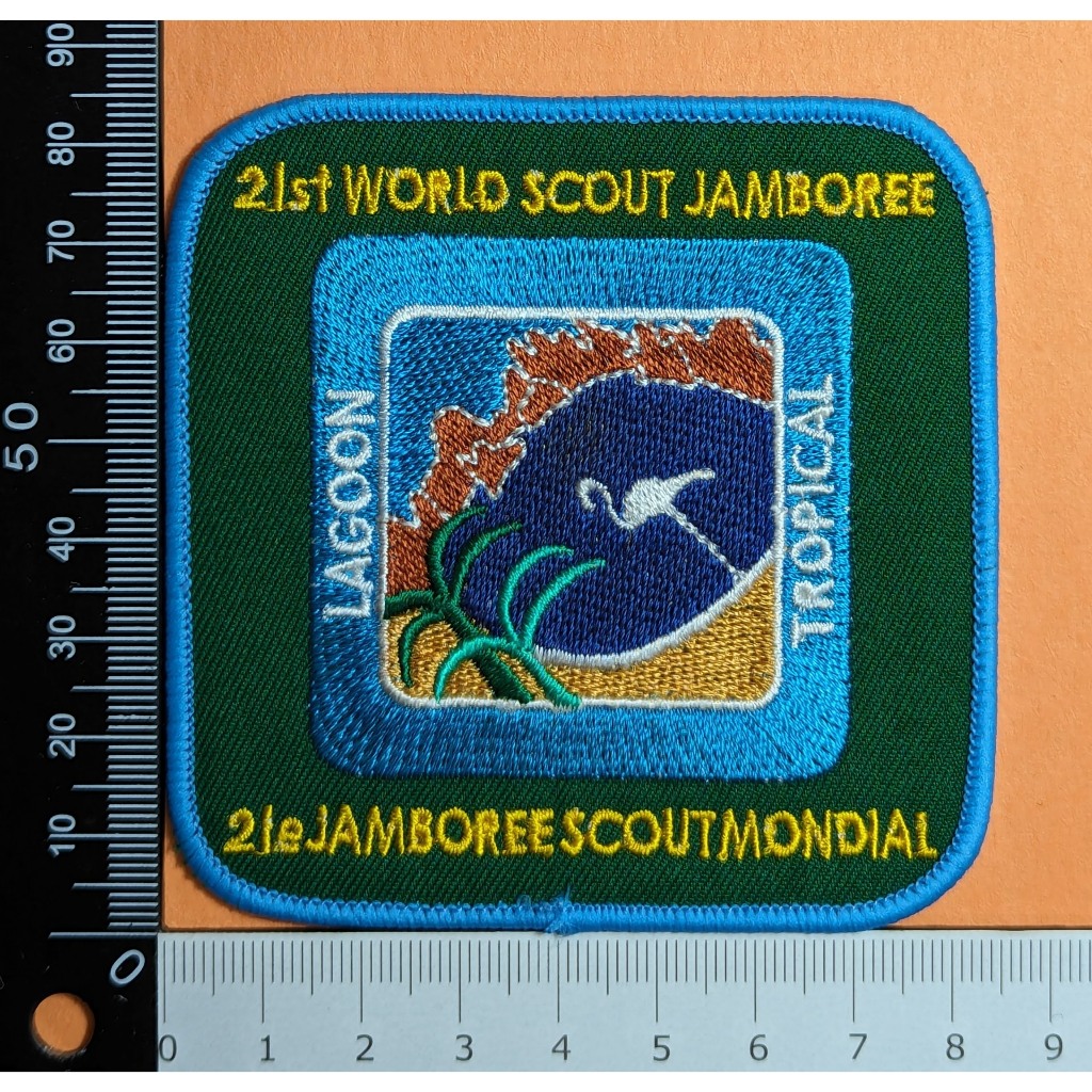 2007世界童軍大露營(英國21屆)-營區指定分營(熱帶潟湖)-參與者紀念章徽章制服臂章布章Scout Jamboree