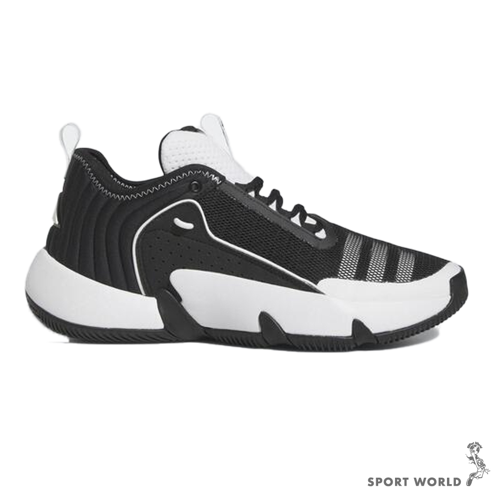 Adidas 男鞋 籃球鞋 緩震 Trae Unlimited 黑白【運動世界】HQ1020