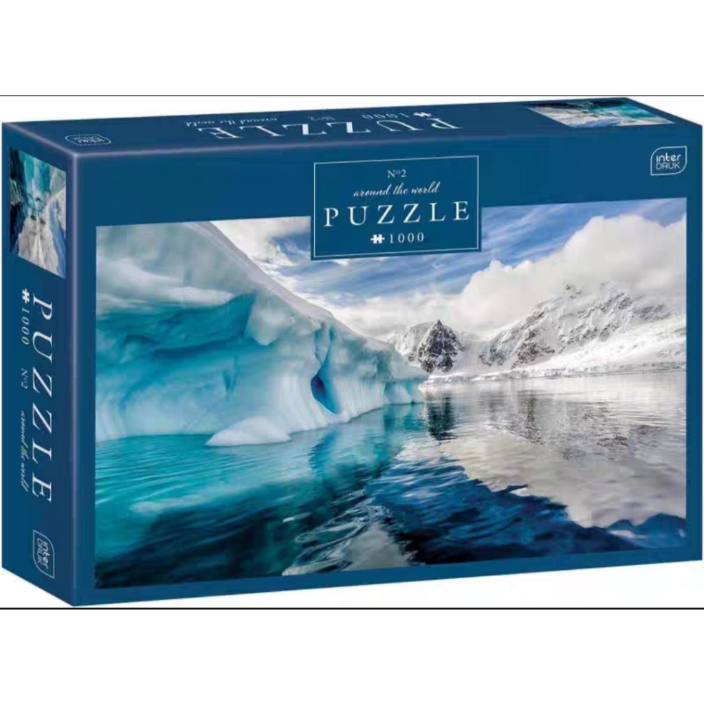 歐美進口拼圖Interdruk puzzle（波蘭）/1000片/環遊世界系列-冰川