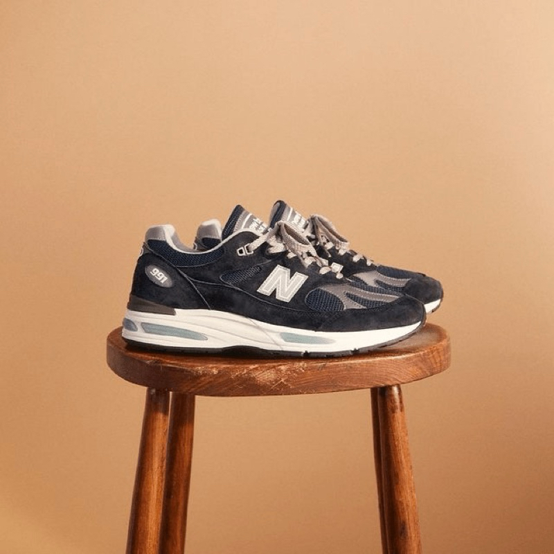 -現貨- NEW BALANCE 991 V2 U991NV2 英製 深藍 D楦頭