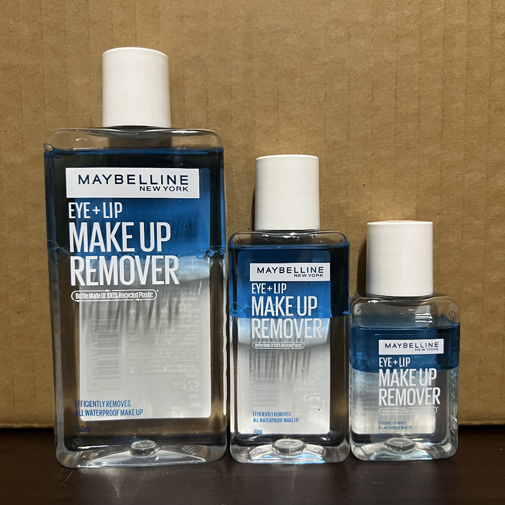 【現貨】媚比琳MAYBELLINE輕柔眼唇卸妝液150ml全新70ml/40ml卸粧濃妝卸除彩妝防曬眼妝深層毛孔不油清爽