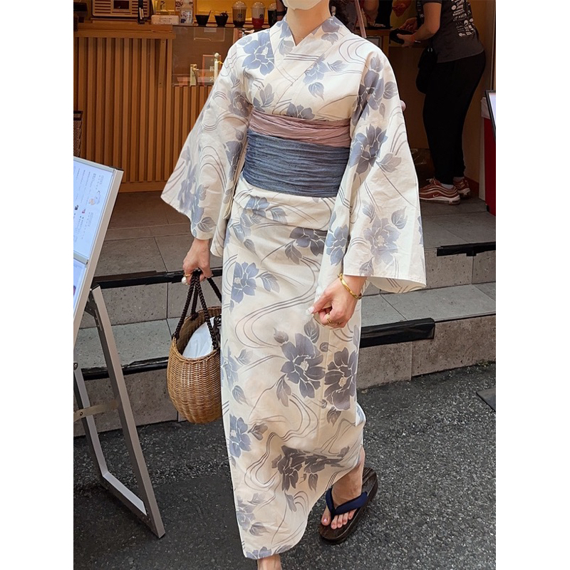 GRL日本直送和服 花卉圖案浴衣套裝