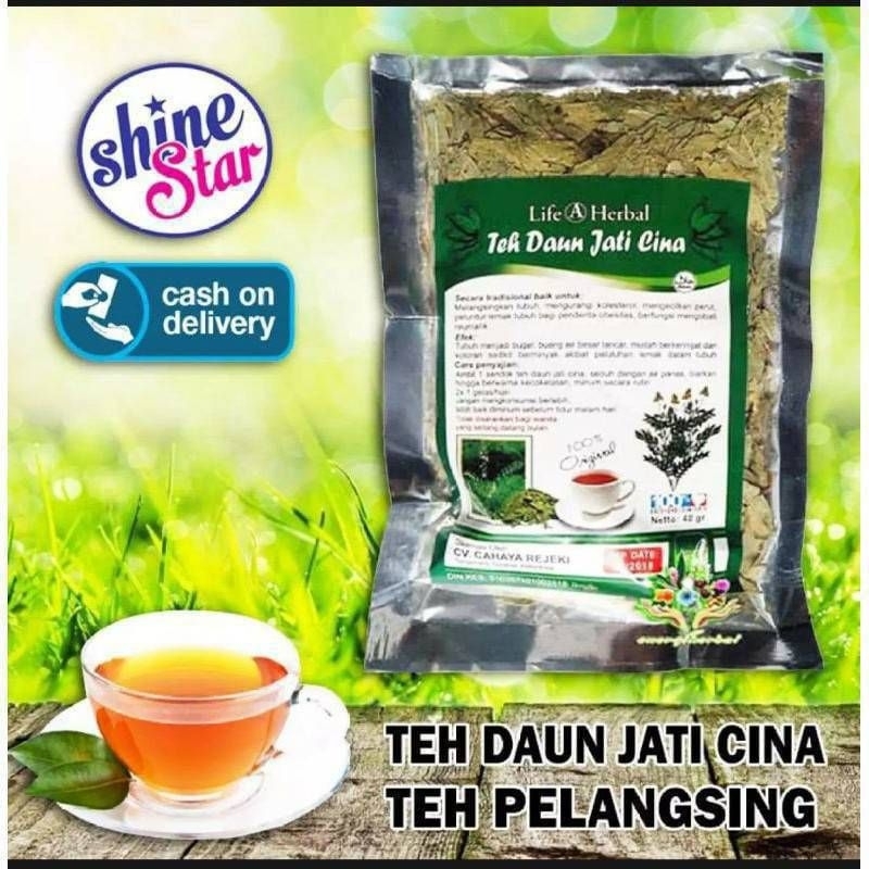 teh daun jati cina/3pack/herbal/pelangsing/ReadyStock