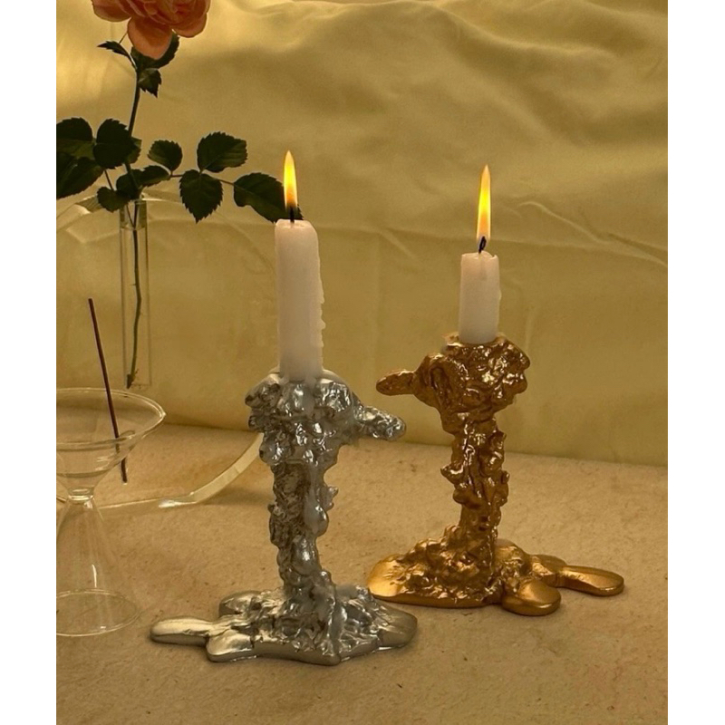 🇰🇷歐式復古蠟燭台 ✨藝術裝飾 🕯️抽象燭台 🕯️居家裝飾🎍北歐風 樹脂蠟燭