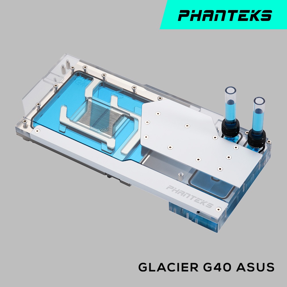 Phanteks追風者PH-GB4090AS_MW01_BP華碩G40系列GPU Block顯示卡水冷組(冷頭+背板)白