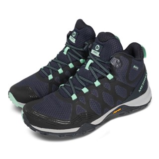 【MERRELL 美國】女 SIREN 3 MID G/T健行鞋 深藍/淺綠 ML034280 中筒登山鞋 黃金大底