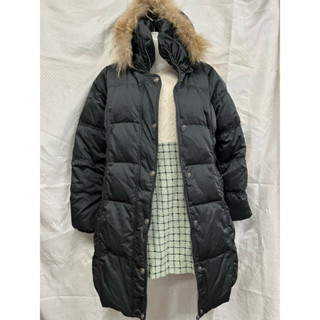 二手衝鋒衣 /兩件式防風登山服 /連帽羽絨外套 可拆卸內膽 機能帶帽外套 D049